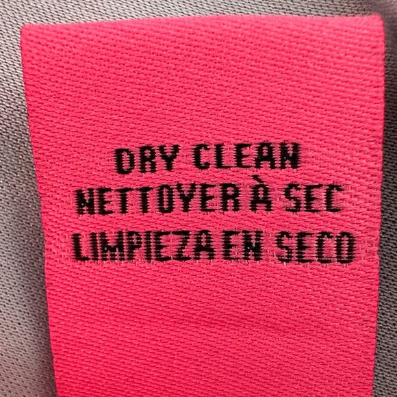 Betsy Johnson Pink Silver Floral Jacquard A-Line Wedding Guest Dress Size 2 - Picture 12 of 13